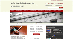 Desktop Screenshot of kullalaw.com