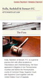 Mobile Screenshot of kullalaw.com